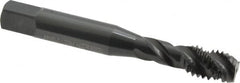 OSG - 3/8-16 UNC 3 Flute 2B Modified Bottoming Spiral Flute Tap - Vanadium High Speed Steel, Oxide Finish, 2-15/16" OAL, Right Hand Flute, Right Hand Thread, H5, Series 303 - Caliber Tooling