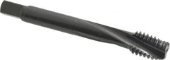 OSG - 7/16-14 UNC 3 Flute Modified Bottoming Spiral Flute Tap - Powdered Metal, Oxide Finish, 3-5/32" OAL, Right Hand Flute, Right Hand Thread, H3, Series 313 - Caliber Tooling