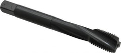 OSG - 7/16-20 UNF 3 Flute Modified Bottoming Spiral Flute Tap - Powdered Metal, Oxide Finish, 3-5/32" OAL, Right Hand Flute, Right Hand Thread, H3, Series 313 - Caliber Tooling