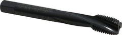 OSG - 7/16-20 UNF 3 Flute Modified Bottoming Spiral Flute Tap - Powdered Metal, Oxide Finish, 3-5/32" OAL, Right Hand Flute, Right Hand Thread, H5, Series 313 - Caliber Tooling