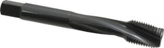 OSG - 1/2-20 UNF 3 Flute 3B Modified Bottoming Spiral Flute Tap - Powdered Metal, Oxide Finish, 3-3/8" OAL, Right Hand Flute, Right Hand Thread, H3, Series 313 - Caliber Tooling