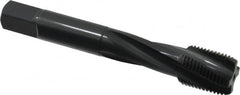 OSG - 5/8-18 UNF 4 Flute 2B Modified Bottoming Spiral Flute Tap - Powdered Metal, Oxide Finish, 3-13/16" OAL, Right Hand Flute, Right Hand Thread, H5, Series 313 - Caliber Tooling