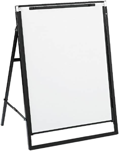 Quartet - 36" High x 24" Wide Erasable Melamine Marker Boards - Steel Frame, 30-1/2" Deep, Includes One Quartet Dry-Erase Marker - Caliber Tooling