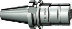 Schunk - CAT40 Taper Shank 1/4" Hole End Mill Holder/Adapter - 10.3mm Nose Diam, 90mm Projection, Through Coolant - Exact Industrial Supply