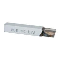 Accupro - 3/8 x 3/8" Shank, Square Shoulder Turning Single Point Tool Bit - AL-6, Grade Micrograin - Exact Industrial Supply