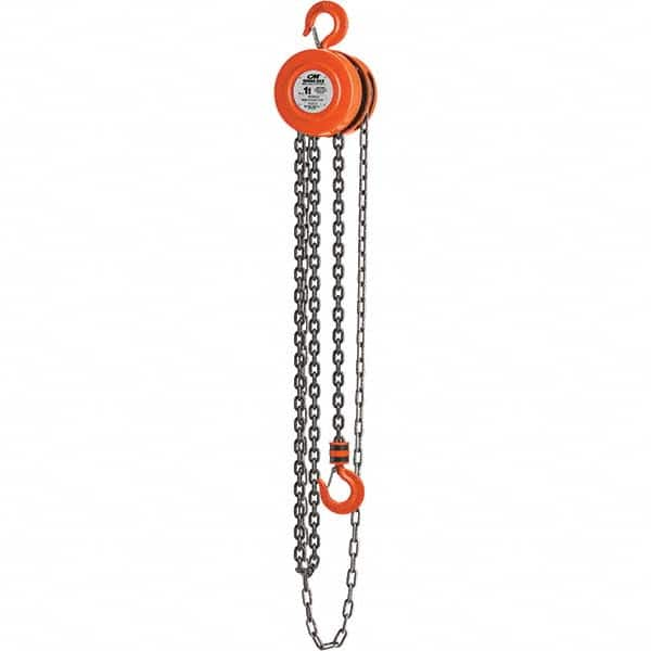 CM - 6,000 Lb Capacity, 15' Lift Height, Chain Manual Hoist - Caliber Tooling