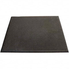 Barefoot - 2' Long x 3' Wide, Dry Environment, Anti-Fatigue Matting - Black, Nitrile Rubber with Nitrile Rubber Base - Caliber Tooling