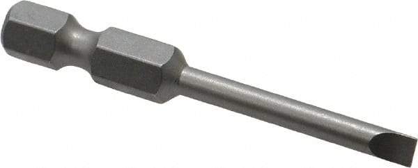 Wera - 9/64" Slotted Screwdriver Bit - 1/4" Hex Drive, 2" OAL - Caliber Tooling