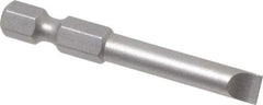 Wera - 7/32" Slotted Screwdriver Bit - 1/4" Hex Drive, 2" OAL - Caliber Tooling