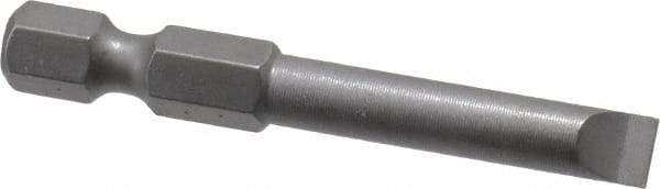 Wera - 7/32" Slotted Screwdriver Bit - 1/4" Hex Drive, 2" OAL - Caliber Tooling