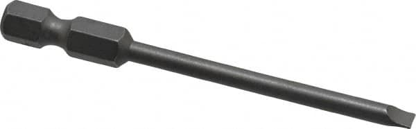 Wera - 9/64" Slotted Screwdriver Bit - 1/4" Hex Drive, 2-3/4" OAL - Caliber Tooling