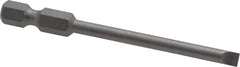 Wera - 5/32" Slotted Screwdriver Bit - 1/4" Hex Drive, 2-3/4" OAL - Caliber Tooling