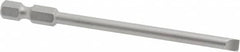 Wera - 11/64" Slotted Screwdriver Bit - 1/4" Hex Drive, 3-1/2" OAL - Caliber Tooling