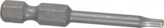 Wera - 2.5mm Hex Bit - 1/4" Hex Drive, 2" OAL - Caliber Tooling