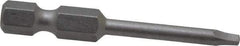 Wera - #0" Square Size Square Recess Bit - 1/4" Hex Drive, 1-5/16" OAL - Caliber Tooling