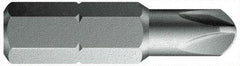 Wera - 1/4 Torq-Set Bit - 1/4" Hex Drive, 1-1/4" OAL - Caliber Tooling