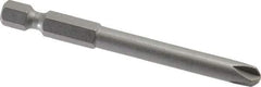 Wera - #10 Torq-Set Bit - 1/4" Hex Drive, 2-3/4" OAL - Caliber Tooling