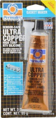 Permatex - 3 oz Gasket Maker - -65 to 700°F, Copper, Comes in Tube - Caliber Tooling