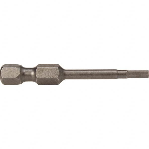 Apex - Power & Impact Screwdriver Bits & Holders; Bit Type: Hex ; Hex Size (Inch): 3/64 ; Overall Length Range: 1" - Exact Industrial Supply