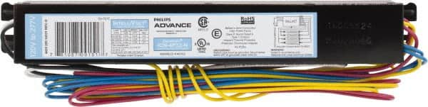 Philips Advance - 3 or 4 Lamp, 120-277 Volt, 0.45 to 0.94 Amp, 0 to 39, 40 to 79 Watt, Instant Start, Electronic, Nondimmable Fluorescent Ballast - 0.88, 0.91, 0.93, 0.97, 1.00, 1.01, 1.03 Ballast Factor, T8 Lamp - Caliber Tooling