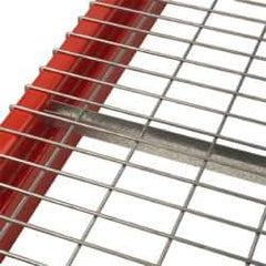 Nashville Wire - 46" Wide, 2" High, Open Shelving Standard Channel - Steel, Galvanized Finish, 36" Deep, Use with Pallet Racks - Caliber Tooling