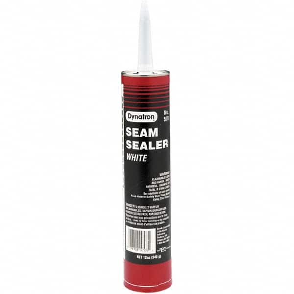 3M - 12 oz Cartridge White Elastic Sealer Seam Sealant - 570 12OZ WHT CARTRIDGE DYNATRON AUTO SEALR CAULK - Caliber Tooling