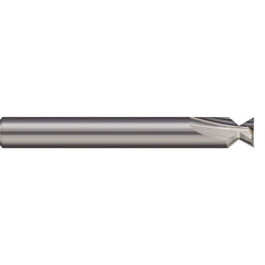 Harvey Tool - 4° 1/16" Cut Diam, 1/8" Cut Width, Solid Carbide Dovetail Cutter - Exact Industrial Supply