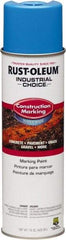 Rust-Oleum - 15 fl oz Blue Marking Paint - Water-Based Formula - Caliber Tooling