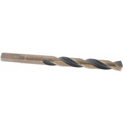 Import - 0.323" High Speed Steel, 135° Point, Round with Flats Shank Maintenance Drill Bit - Caliber Tooling