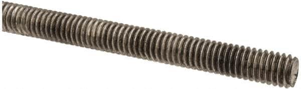 Made in USA - 5/16-18 UNC (Coarse), 3' Long, Stainless Steel Threaded Rod - Right Hand Thread - Caliber Tooling