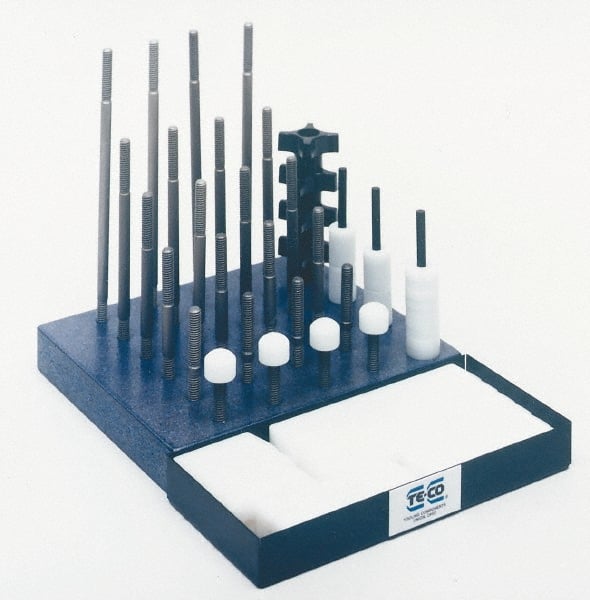 TE-CO - 5/16-18 5" OAL Unequal Double Threaded Stud - Caliber Tooling