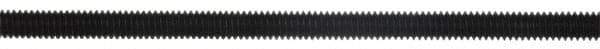 Gibraltar - 5/8-11 6-1/2" OAL Unequal Double Threaded Stud - Carbon Steel, Black Oxide Finish, 2" Long Thread Length, 7/8" Short Thread Length - Caliber Tooling