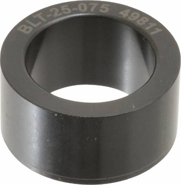 Jergens - 1.3772" OD, 3/4" Plate Thickness, Secondary Ball Lock, Modular Fixturing Liner - 25mm ID, -0.0004, 0.0000" Tolerance - Caliber Tooling