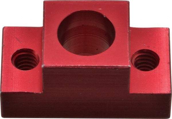 De-Sta-Co - 0.37 to 3/4" High, 1/4-20 Port, Aluminum, Blank, Swing Clamp Arm - 1-1/2" OAL to 3/4" Overall Width - Caliber Tooling