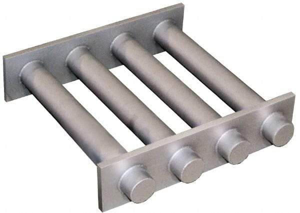 Mag-Mate - 6 Inch Long Square Grate Separator - Ceramic Magnet, 3 Tubes - Caliber Tooling