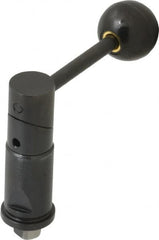 TE-CO - Tapered Cam Action Indexing Plunger - 0.7650" Body Diam, 1-1/8" Body Length, 3" Handle Length, 5/16" Plunger Projection - Caliber Tooling