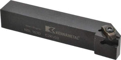 Kennametal - External Thread, Left Hand Cut, 25.4mm Shank Width x 25.4mm Shank Height Indexable Threading Toolholder - 152.4mm OAL, N.3L Insert Compatibility, NS Toolholder, Series Top Notch - Caliber Tooling