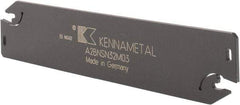 Kennametal - 1.2598" Blade Height, 0.0945" Blade Width, 5.9055" OAL, Neutral Cut, Double End Indexable Cut-Off Blade - 1.97" Max Depth of Cut, A2BNSN Blade, A2 Cut-Off Series - Caliber Tooling