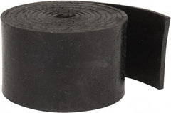 Made in USA - 1/8" Thick x 2" Wide x 60" Long, Buna-N Rubber Strip - Stock Length, 70 Shore A Durometer, 800 to 1,000 psi Tensile Strength, -20 to 170°F, Black - Caliber Tooling