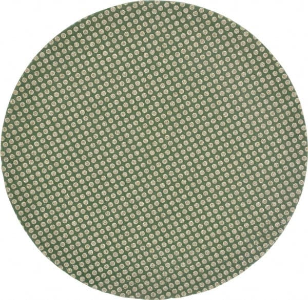 Norton - 5" Diam, 60 Grit Diamond Adhesive PSA Disc - Coarse Grade, Green, Cloth Backing, Flexible - Caliber Tooling