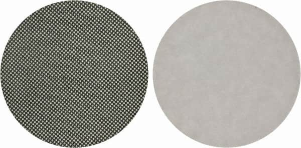 Norton - 6" Diam, 60 Grit Diamond Adhesive PSA Disc - Coarse Grade, Green, Cloth Backing, Flexible - Caliber Tooling