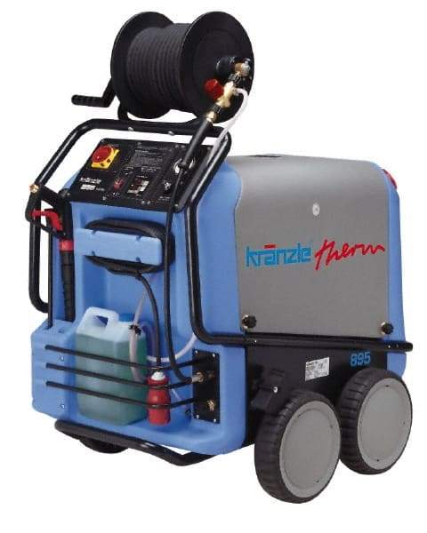 Kranzle - Electric, 5 hp, 2,500 psi, 3.3 GPM, Hot Water Pressure Washer - 66' Hose, 220 Max Volts - Caliber Tooling