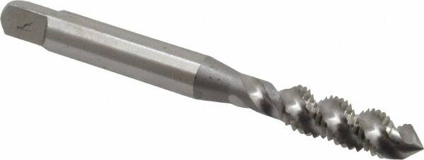 OSG - 1/4-28 UNF 3 Flute 3B Plug Spiral Flute Tap - High Speed Steel, Bright Finish, 2-1/2" OAL, Right Hand Flute, Right Hand Thread, H3, Series 106/107 - Caliber Tooling