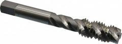 OSG - 1/2-13 UNC 3 Flute 2B Plug Spiral Flute Tap - High Speed Steel, Bright Finish, 3-3/8" OAL, Right Hand Flute, Right Hand Thread, H5, Series 106/107 - Caliber Tooling