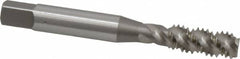 OSG - 5/16-18 UNC 3 Flute 3B Bottoming Spiral Flute Tap - High Speed Steel, Bright Finish, 2-23/32" OAL, Right Hand Flute, Right Hand Thread, H3, Series 106/107 - Caliber Tooling