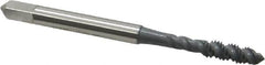 OSG - M4x0.70 Metric Coarse 3 Flute 6H Plug Spiral Flute Tap - High Speed Steel, elektraLUBE Finish, 2-1/8" OAL, Right Hand Flute, Right Hand Thread, D4, Series 143 - Caliber Tooling