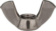 Value Collection - M8x1.25 Metric Coarse, Stainless Steel Standard Wing Nut - Grade 316, Austenitic Grade A4, 30.3mm Wing Span, 14.8mm Wing Span - Caliber Tooling