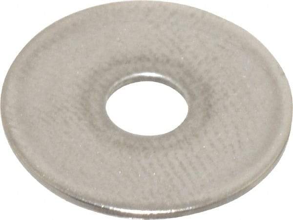 Value Collection - M4 Screw, Grade 18-8 Stainless Steel Fender Flat Washer - 4.3mm ID x 16mm OD, Plain Finish - Caliber Tooling