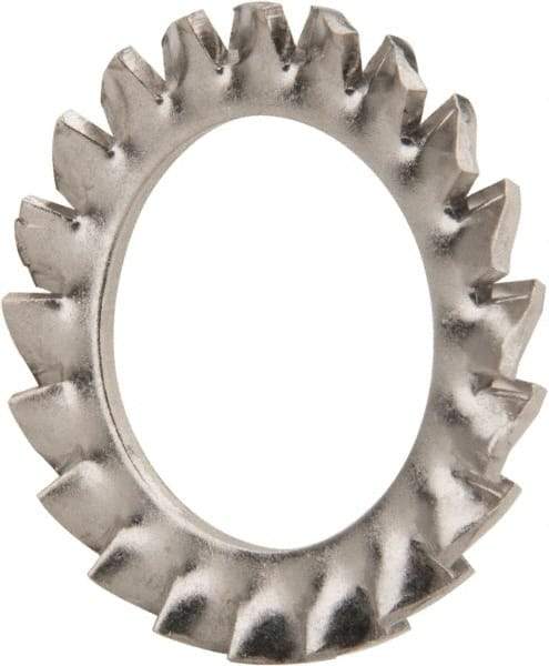 Value Collection - M22 Screw, 23mm ID, Stainless Steel External Tooth Lock Washer - 36mm OD, Uncoated, Grade 18-8 & Austenitic A2 - Caliber Tooling