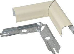 Wiremold - 3/4 Inch Long x 2 Inch Wide x 21/32 Inch High, Raceway Elbow End - 90°, Ivory, For Use with Wiremold 700 Series Raceways - Caliber Tooling